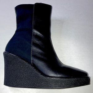 Donald J Pliner Tikle Mid Calf Wedge Boot